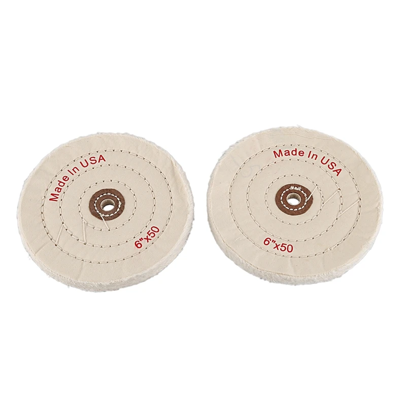 2 шт. зеркальное полировальное колесо ультра-толстое 6 дюймов (70 слоев) для станка