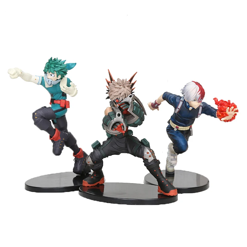 Моя геройская академия фигурка Todoroki Shoto Izuku Midoriya Deku Bakugou Katsuki 3th Ver. Фигурка No Hero