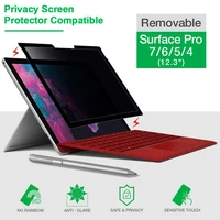high quality privacy screen protector protective anti spy film removable privacy screen filter for microsoft surface pro 7 6 5 4