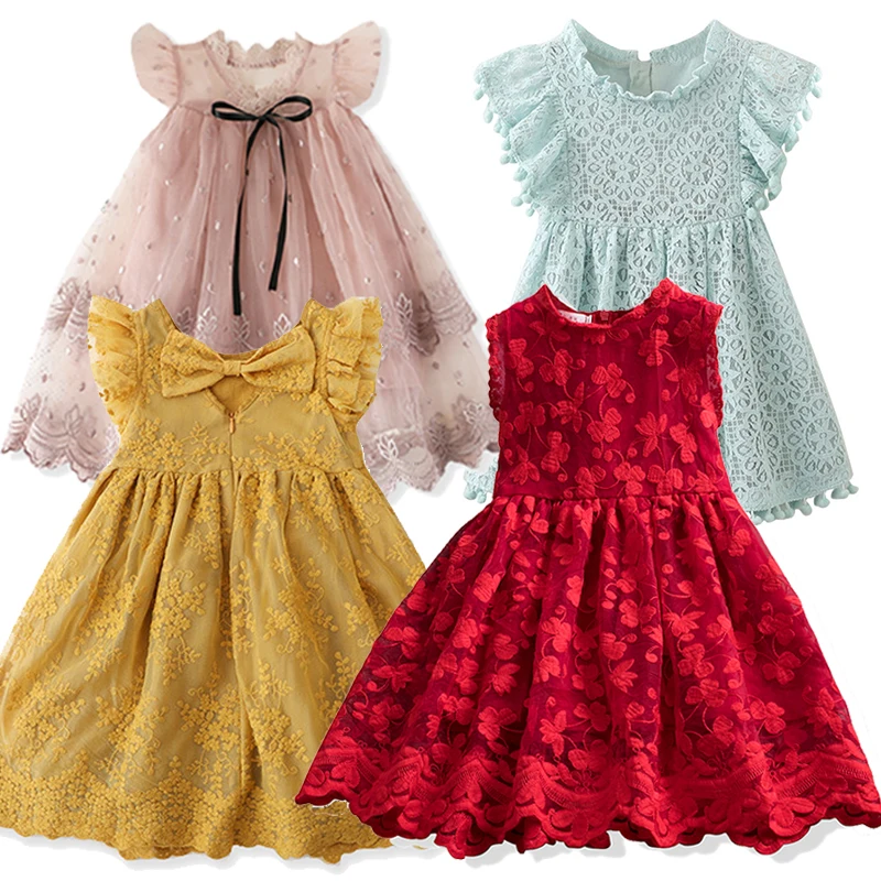 Детское платье в горошек с цветочным принтом | Детская одежда и обувь