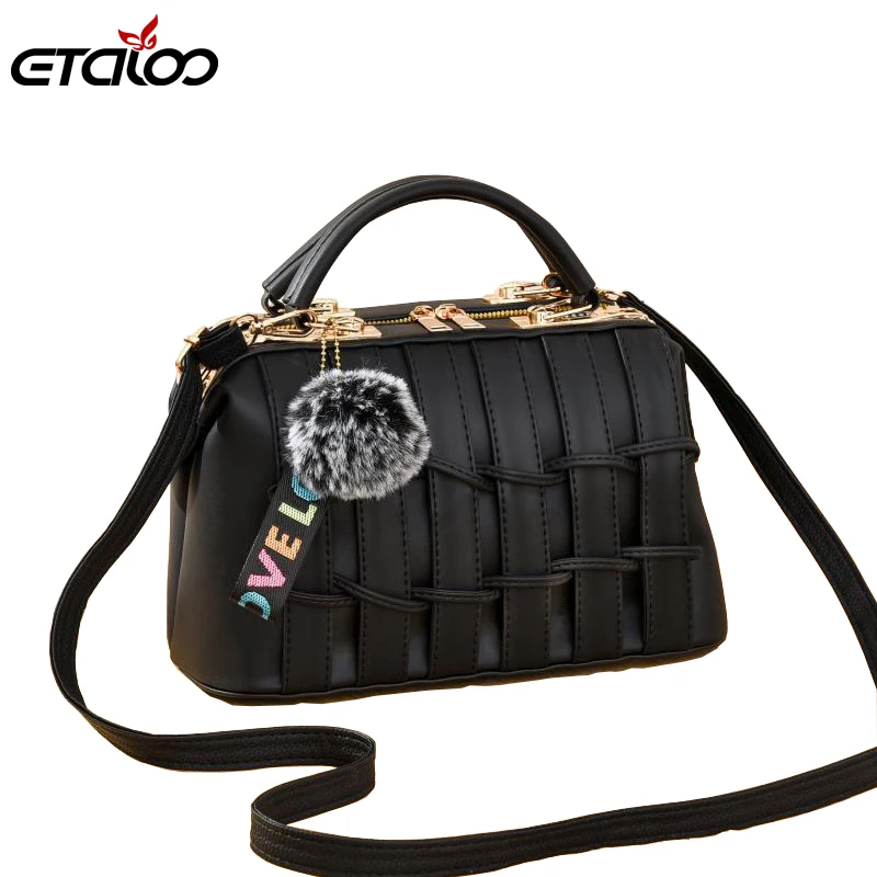 Женская сумка новинка зимы 2019 тканая трендовая женская сумка-мессенджер | Багаж и