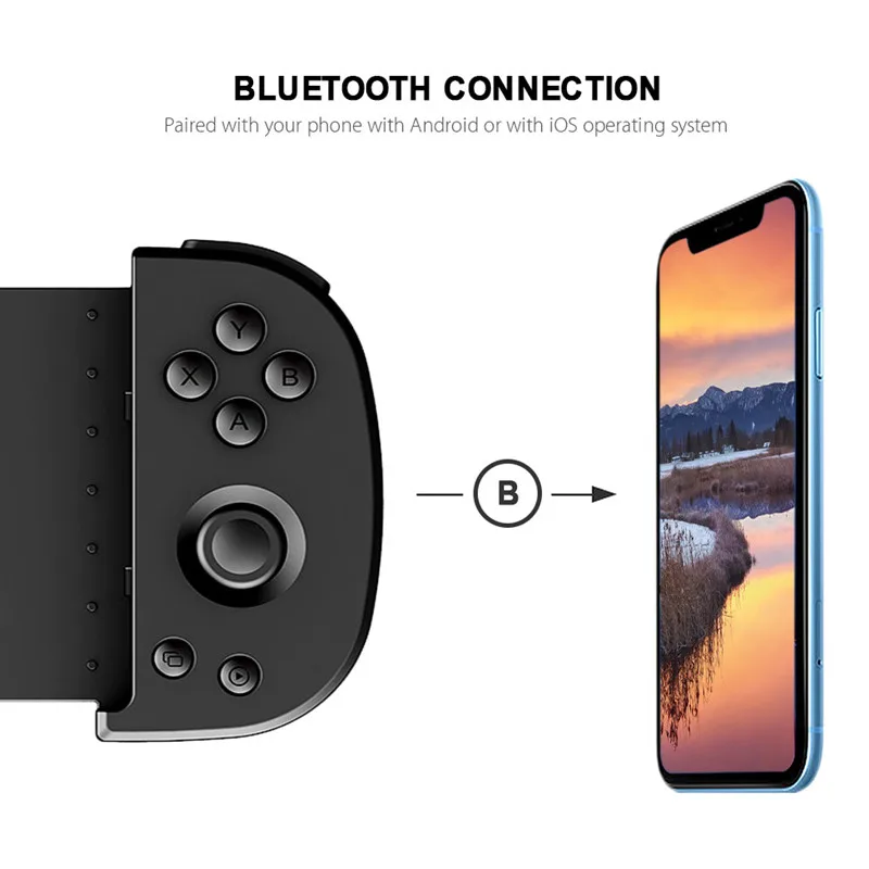 PXN-P30 беспроводной геймпад Bluetooth игровой контроллер Джойстик держатель телефона для Android iOS