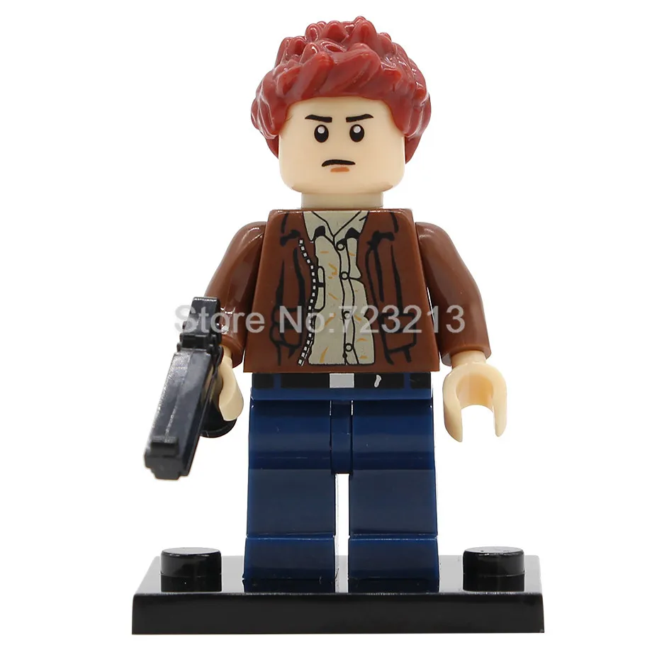SPN Dean Одиночная распродажа, набор колец из фильма ужасов, Billy Freedy Jeepers, криперы, Leatherface, комедия, строительные блоки, комплекты кирпичей, игрушки - Цвет: SPN Dean