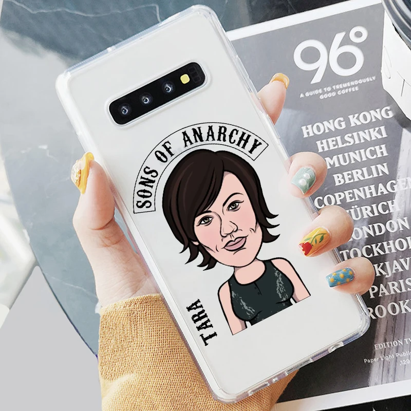 Мягкий прозрачный чехол для телефона с изображением американского ТВ сынов