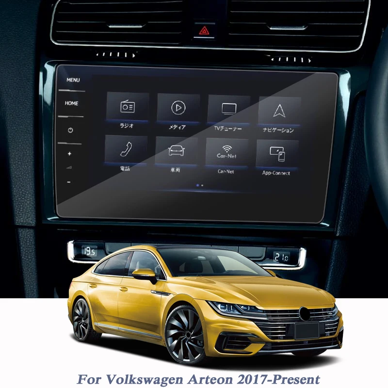 

Автомобильный Стайлинг GPS навигации Стекло приборной панели Защитная пленка для экрана из ТПУ для Volkswagen Arteon 2017 по настоящее время Стикеры а...