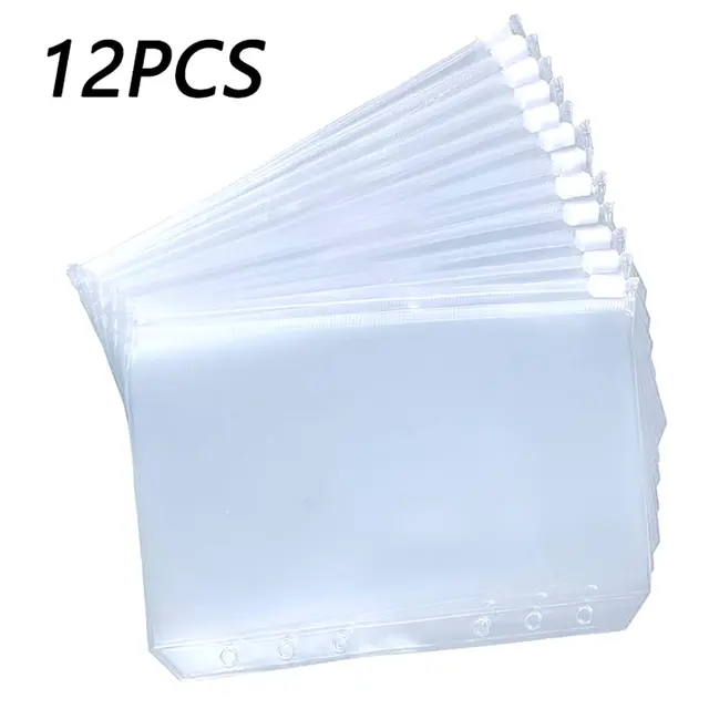 14Pcs Clear File Folders Letter Size, Sheet Protectors 8.5 X 11 Inch,  Plastic Fo