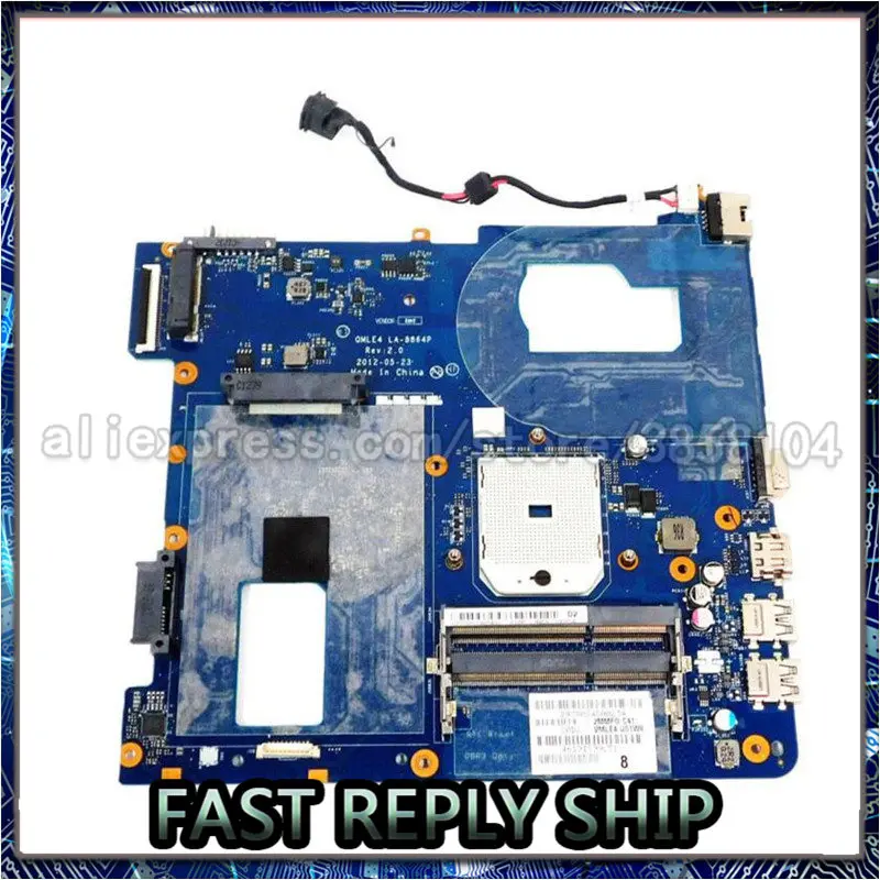 SHELI для Samsung NP355V5C NP365E5C NP365 материнская плата QMLE4 LA 8864P|Материнские платы| |
