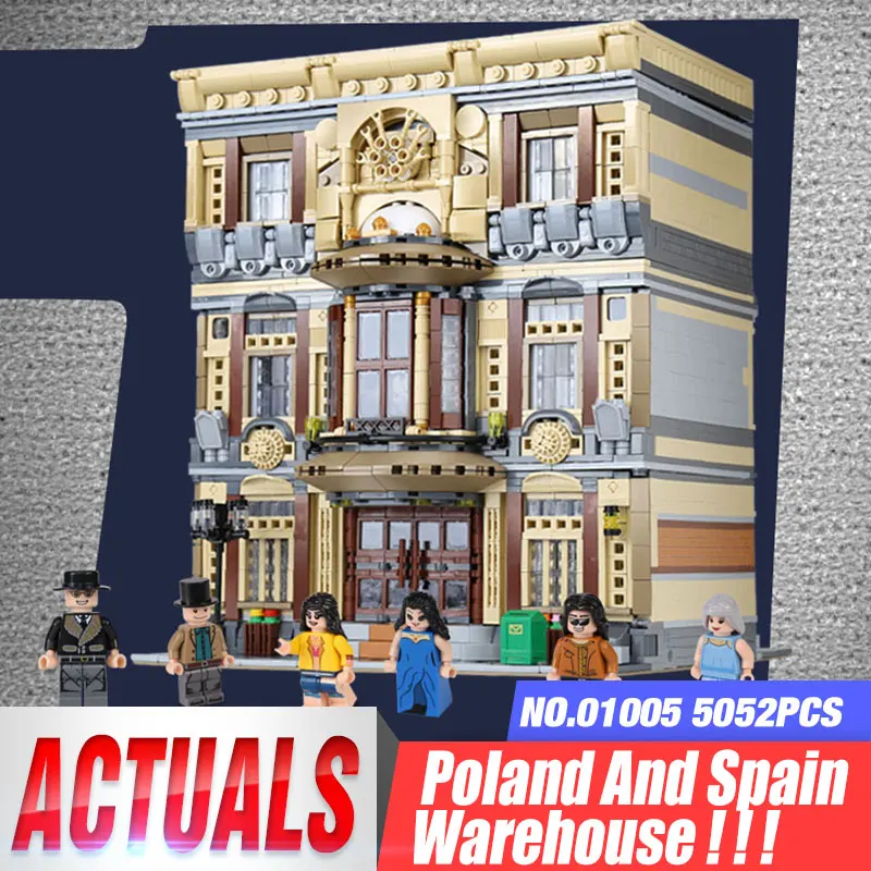 DHL 01005 MOC Конструктор Город игрушки серия морской музейный набор сборные строительные блоки кирпичи Детские Рождественские игрушечные модели, подарки