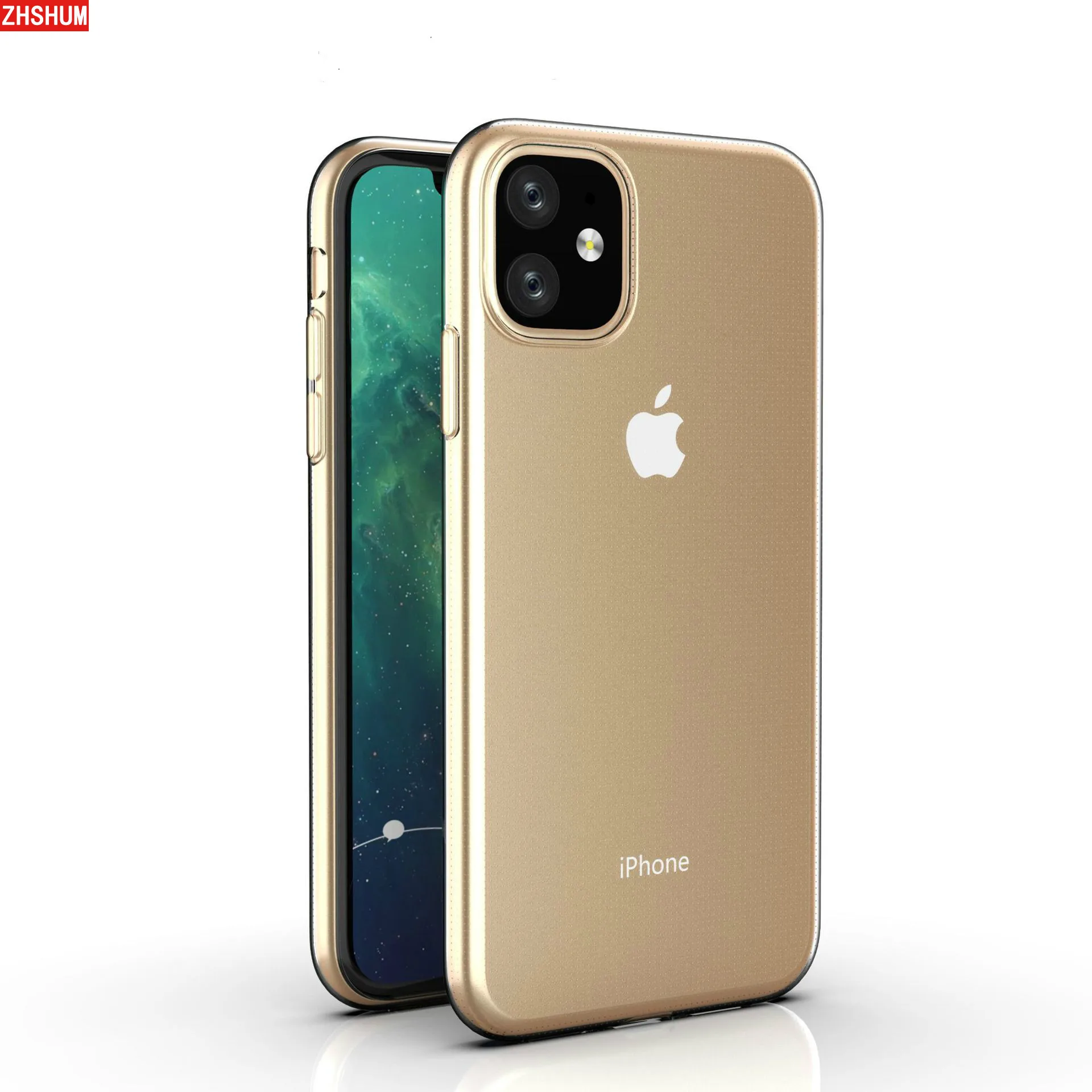 Soft Clear Ultra-thin Silicone Case for Iphone 11 Pro Max Back Cover Full Protection Bumper House XI Fundas |