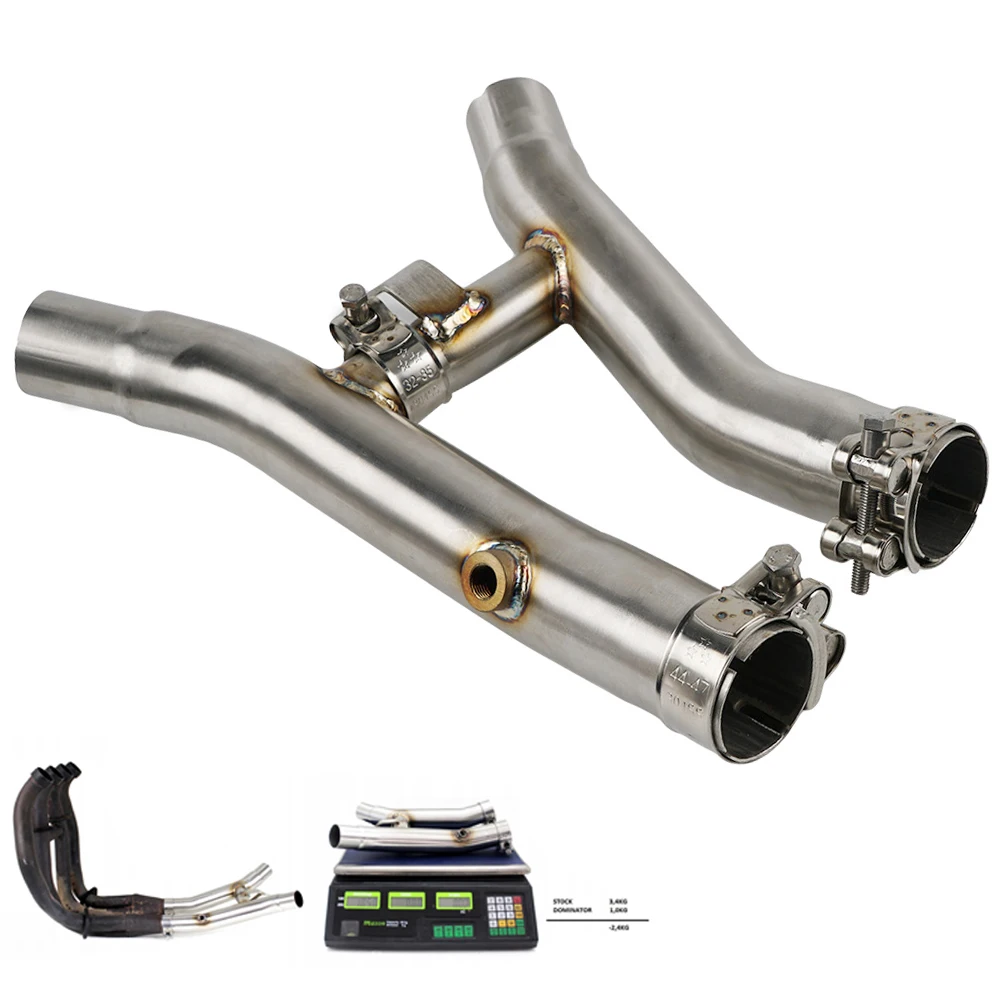 Мотоциклетный глушитель де кошка трубы Decat выхлопная труба для GSX 1300 R HAYABUSA 2008 2009