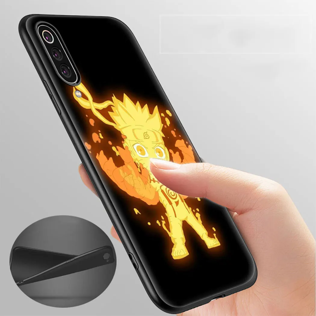 Рисунок героя аниме Наруто мужские мягкие чехлы для телефонов с случай Redmi