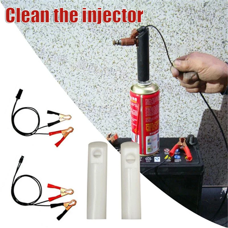 

New Universal Auto Car Fuel Injector Nozzle Flush Cleaner Gasoline Cleaning Tester Repair Tool DIY Cleaning Tool Kit Set