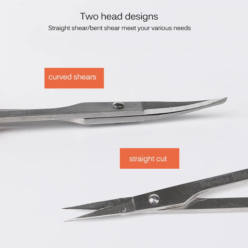 Ножницы для макияжа бровей и ресниц нержавеющая сталь обрезка волос ножницы