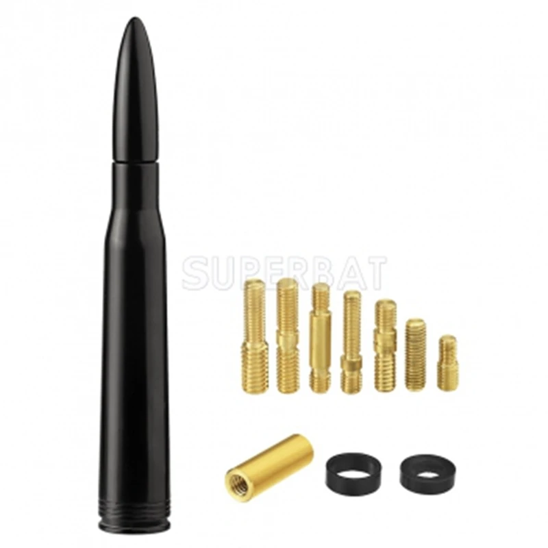 Superbat Bullet FM Aerial Antenna for Dodge RAM & Ford F150 F250 F350 Super Duty Ford Raptor Trucks