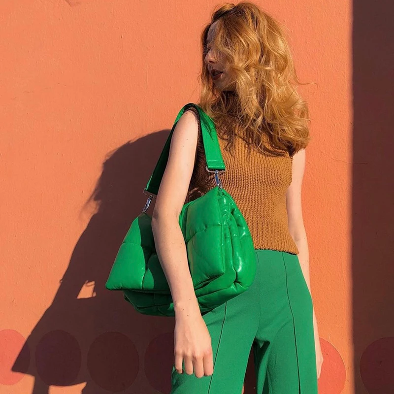 Модная стеганая женская сумка на плечо дизайнерский брендовый роскошный