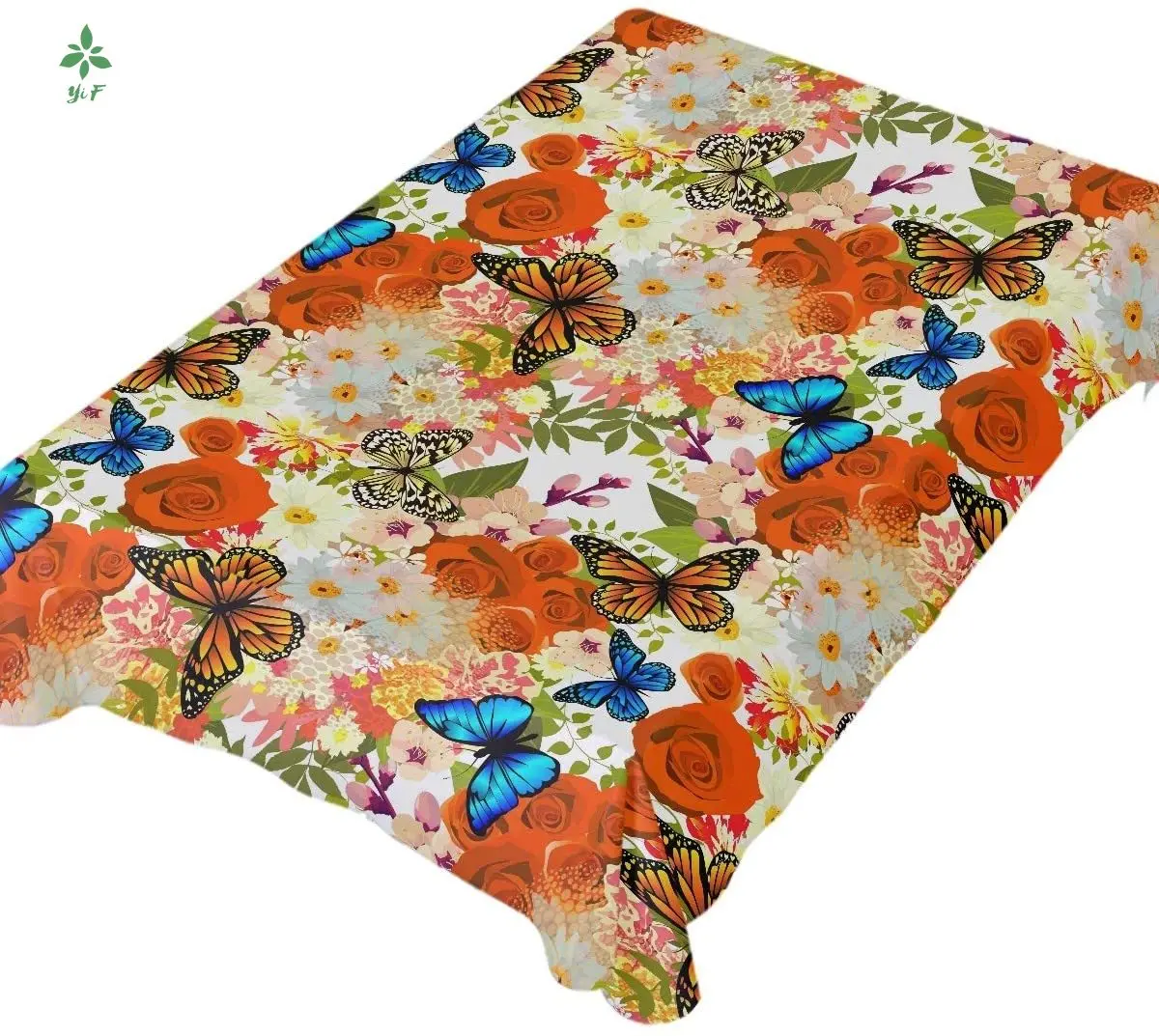 

Spring Flower And Insect Tablecloth Outdoor Wedding Table