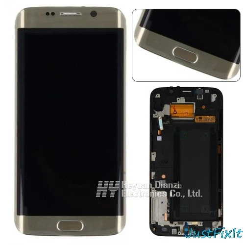 100% Оригинальный супер Amoled для samsung Galaxy S6 Edge G925F ЖК-дисплей сенсорный экран с