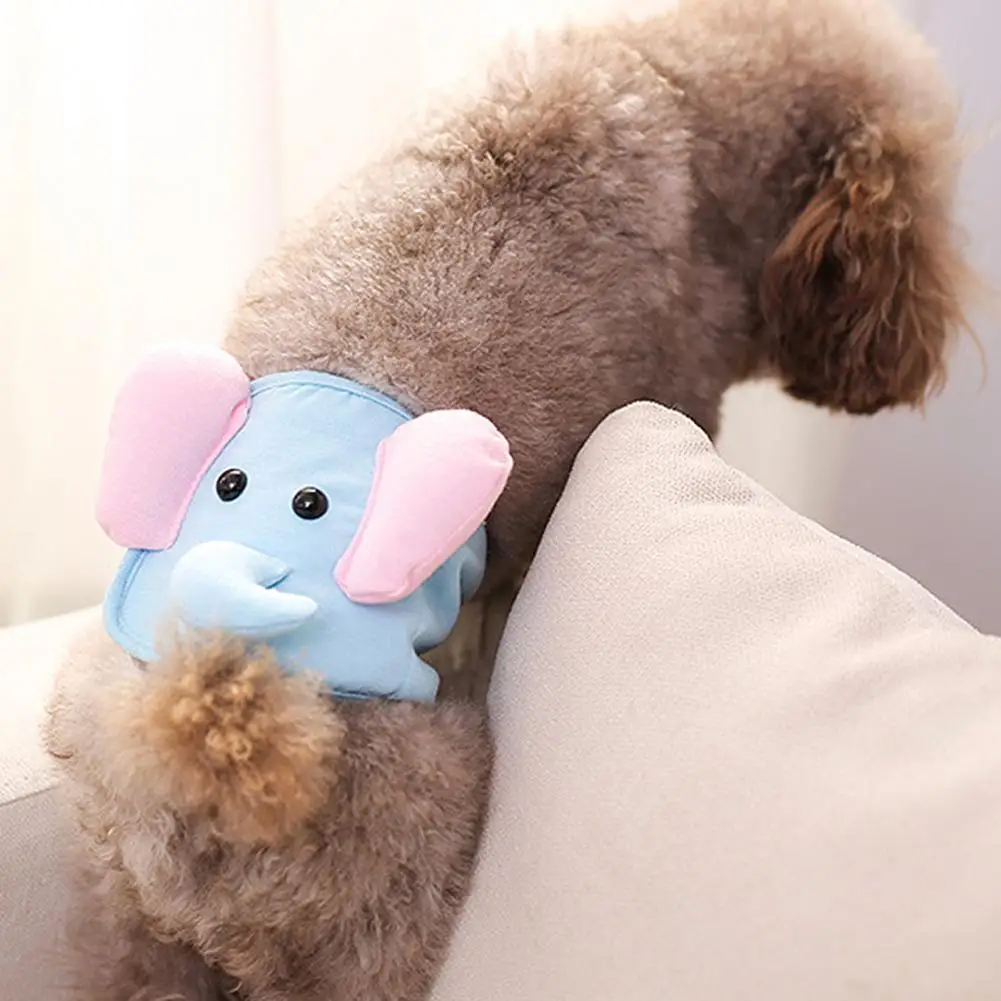 

HOT SALESï¼ï¼ï¼Dog Physiological Pants Cute Pattern Adjustable Safety Short Pants Pet Costumes Supplies for Daily Wear