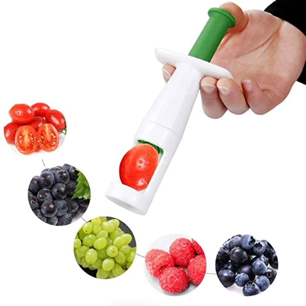 

Creative Fruits Shredders Grape Cutter Grape Slicer Cherry Slicer Grape Slicer For Kids Kitchen Tools Gadgets