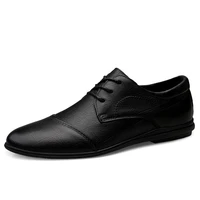 genuine leather men shoes business casual leather shoes men loafers classic black formal shoes for men flats zapatos de hombre