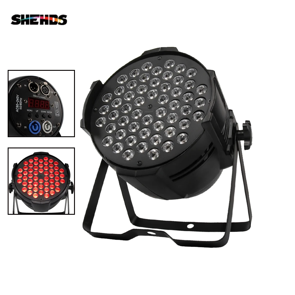 SHEHDS авиационный светодиодный прожектор из алюминиевого сплава 54x9 Вт RGB