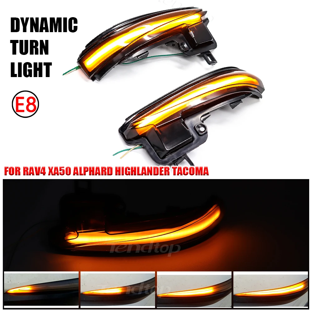 Светодиодный динамический поворотный сигнал последовательный боковой свет для