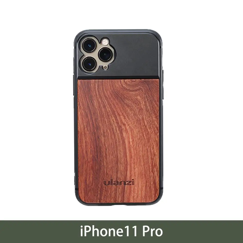 for iPhone 11 Pro Чехол для телефона Ulanzi для iPhone 7/8 X XS XR 11 Pro Max samsung S10 N10 HUAWEI P30 mate 30 Pro анаморфные линзы 17 мм чехол для объектива - Цвет: for iPhone 11 Pro