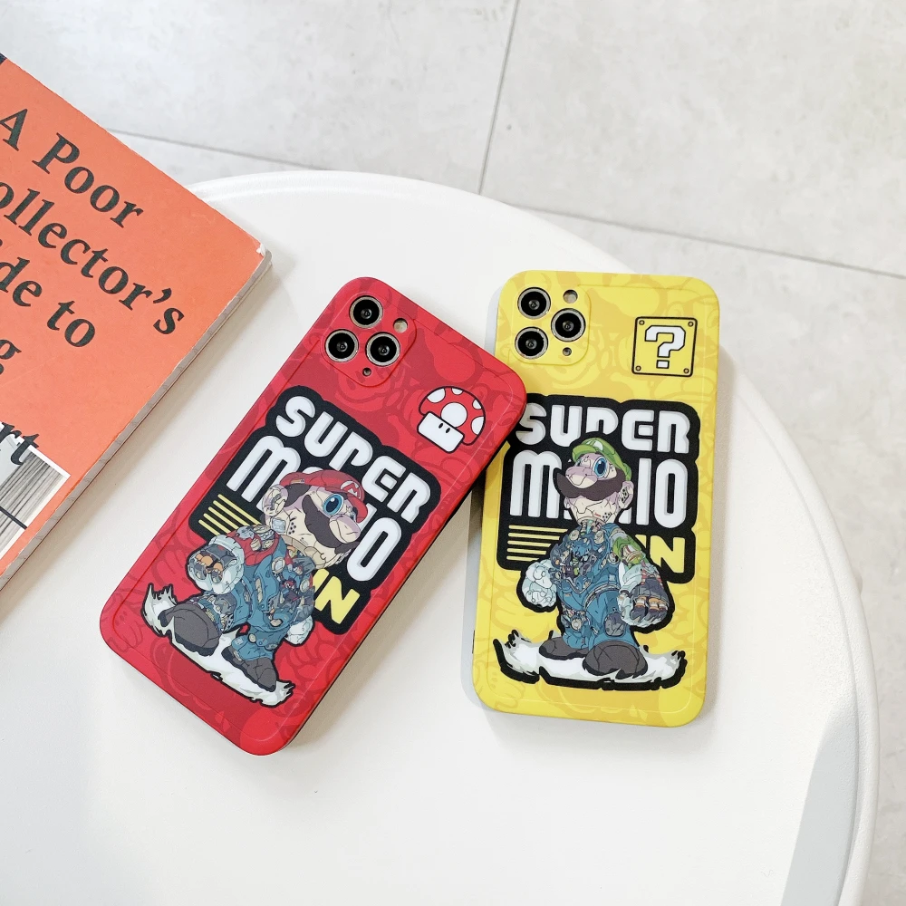 

Cartoon pattern Anti falling soft phone case for iPhone 13Promax 12Promax 12pro 11 12 13 11Promax xsmax xr x xs 7 8plus