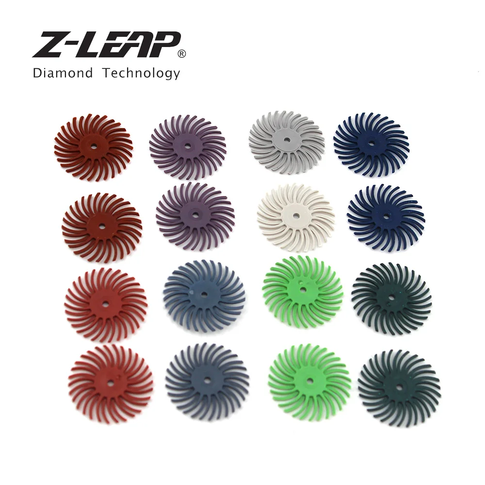 

Z-LEAP 2.35mm Radial Bristle disc kit abrasive brush gap polishing buffing wheel Mandrel for Dremel rotary tools