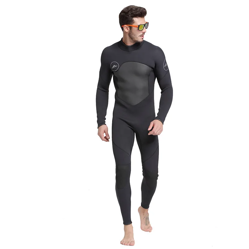 Hot selling Sharbat 1.5mm diving suit men's one piece long sleeve warm Swimsuit Large women's snorkeling surfsuit |
