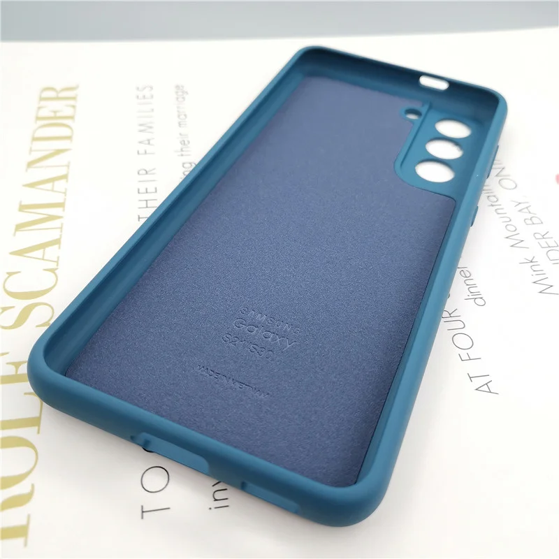 Samsung Silicone Cover Galaxy S9 S10 S20 S21 Plus Ultra 5G Protective Case For S10E A52 A72 S20FE S21FE Back Shell ins