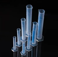 vaso de medicin de plstico transparente cilindro de prueba de tubo lquido de laboratorio herramienta de frasco 200 uds