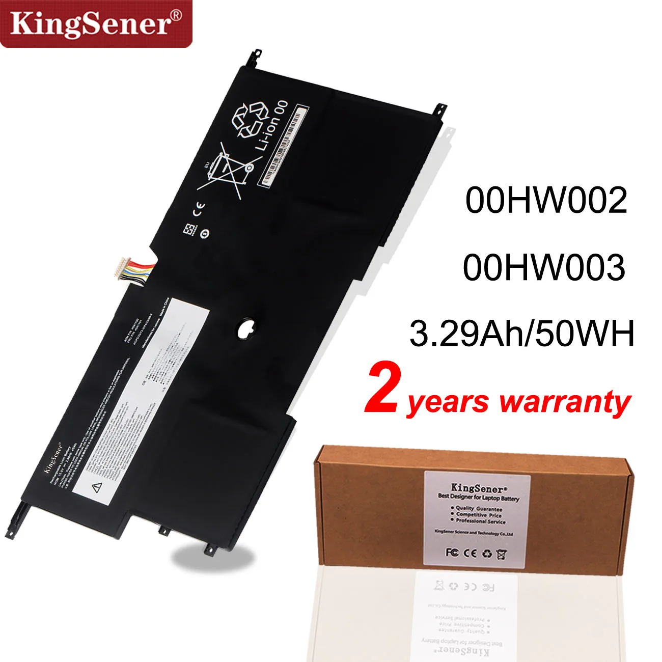 Аккумулятор KingSener 00HW003 SB10F46441 45N1700 для ноутбука Lenovo ThinkPad X1 Carbon Gen3 2015 00HW002 SB10F46440 15 2 в 50