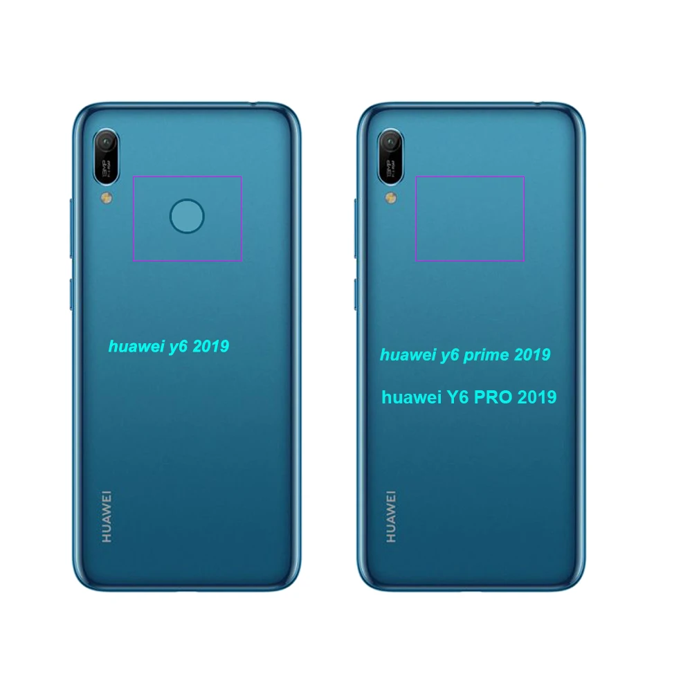 Силиконовый чехол для huawei y6 2019 Чехол Мягкий ТПУ задняя крышка телефона Y6 MRD-LX1 MRD-LX1F