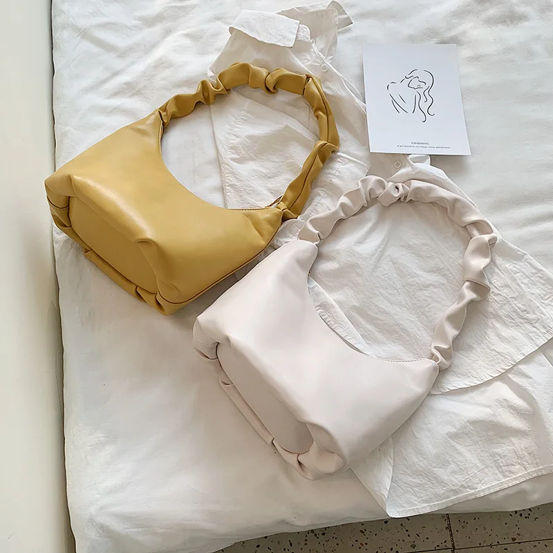 Женская сумка на ремне с оборками плечо дизайнерские модные сумки и сумочки