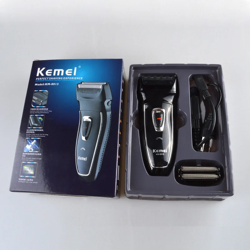 Перезаряжаемый триммер для волос с 2 лезвиями защита от возвратно