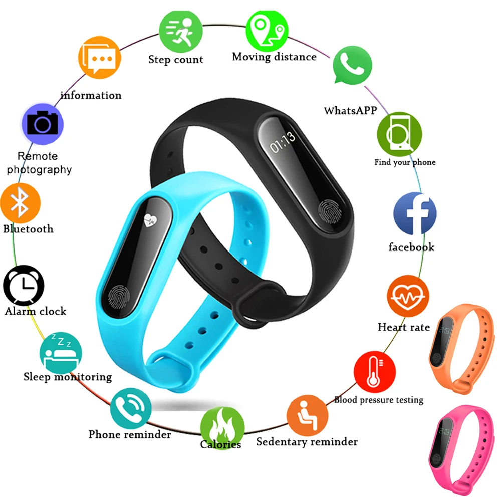 

Smart Watches 2020 Android Smart Watch Men Bluetooth Smart Watch Heart Rate Fitness Tracker Bracelet Wristband Relogio Masculino
