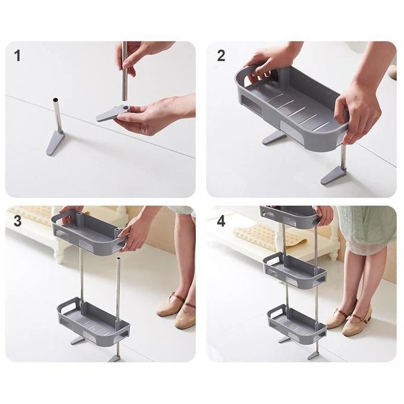 Многофункциональная полка для унитаза многослойная подвешивания ванной комнаты