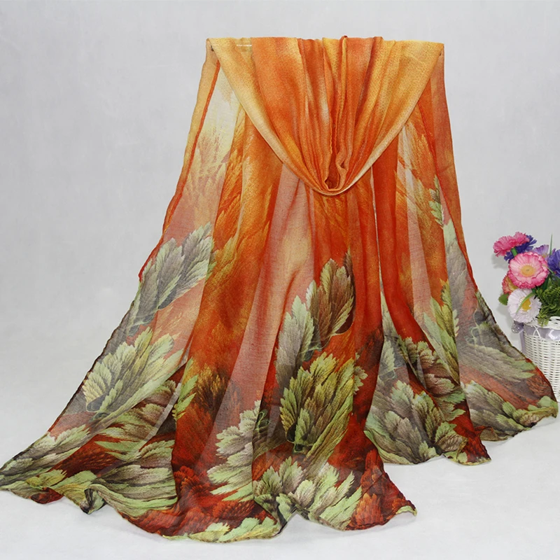 Модный женский мягкий хлопковый удобный длинный шарф 1 шт. шаль вуаль в горошек