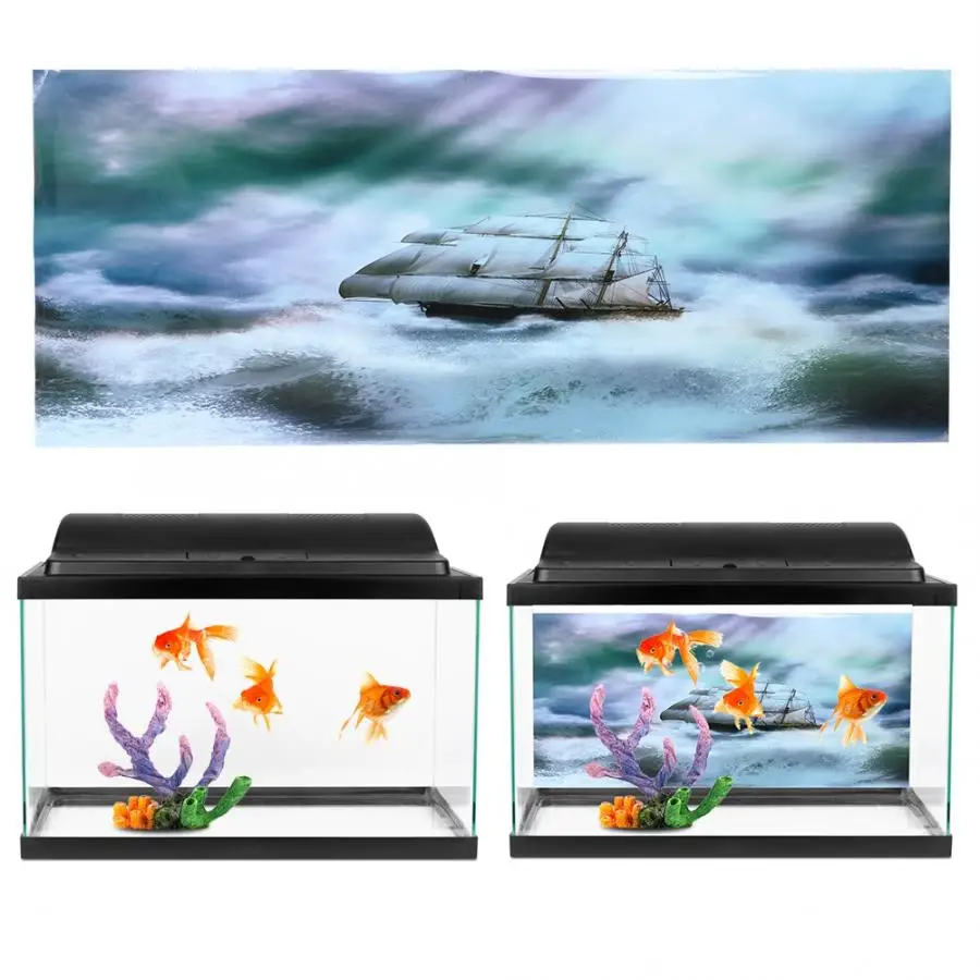 Рыба ПВХ стикер фон Плакат декоративной живописи Пейзаж Изображение для