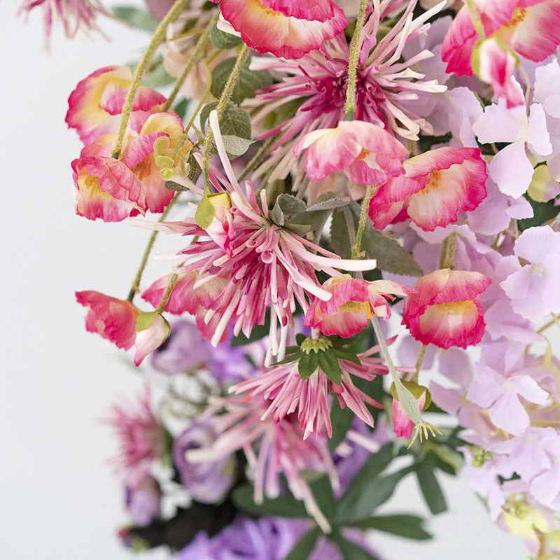 Свадебный центральный кусок искусственный цветок стенд кованые цветы рыба