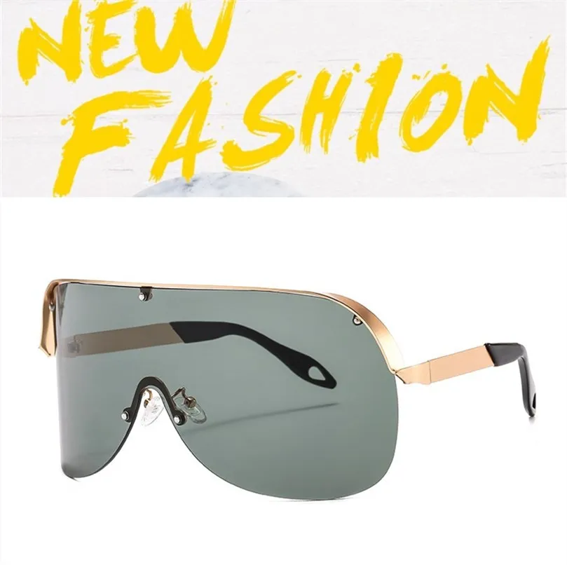 2020 винтажные большие солнцезащитные очки женские роскошные мужские Большая