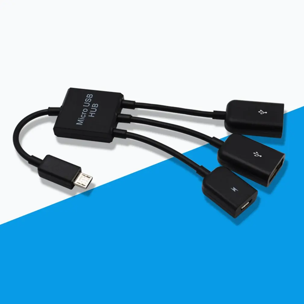 Кабель для передачи данных зарядный кабель Type-C/Micro 3 в 1 USB C OTG Хост концентратор