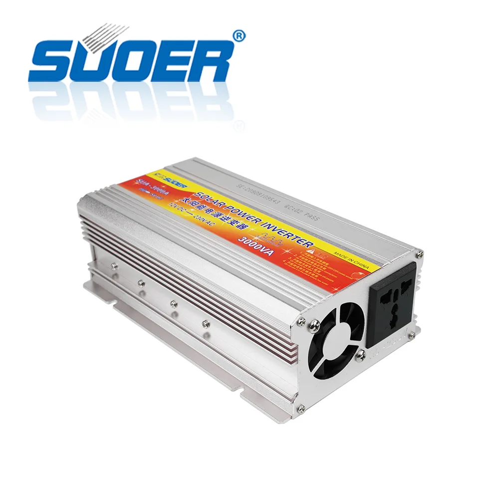 

Suoer 12v to 220v 3000w inverter 3kw Modified Sine Waveform Output solar power inverter