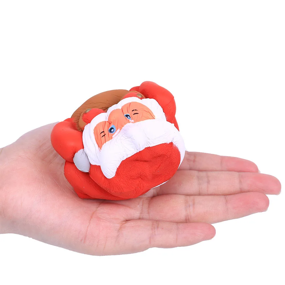

Stress Reliever Christmas Santa Claus Scented Super Slow Rising Kids Squeeze Toy Toy Antistres Kawaii Toys Para NiOs