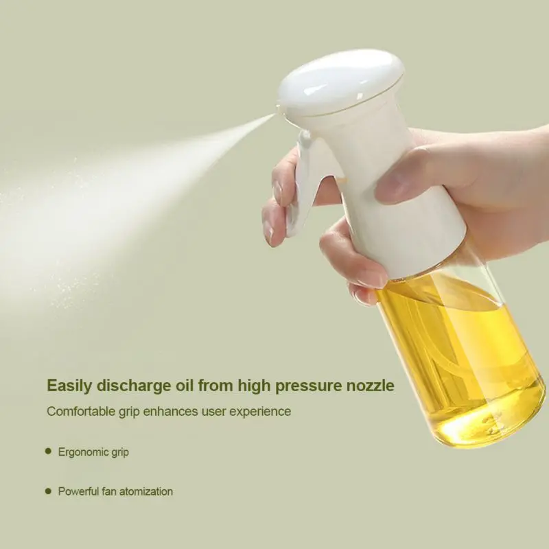 

Kitchen Oil Sprayer For Cooking 200ML Olive Oil Spray Mister Sprayer For BBQ Salad Food Grade Plastic Vinegar Oil Bottle #