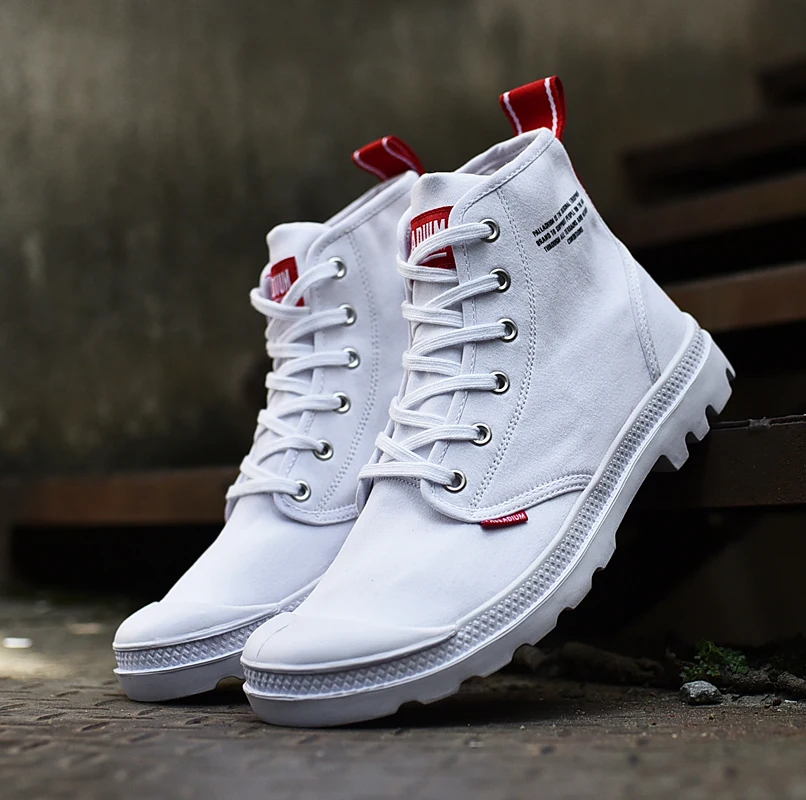 Мужские кроссовки с высоким верхом Повседневные Удобные в стиле милитари Размер
