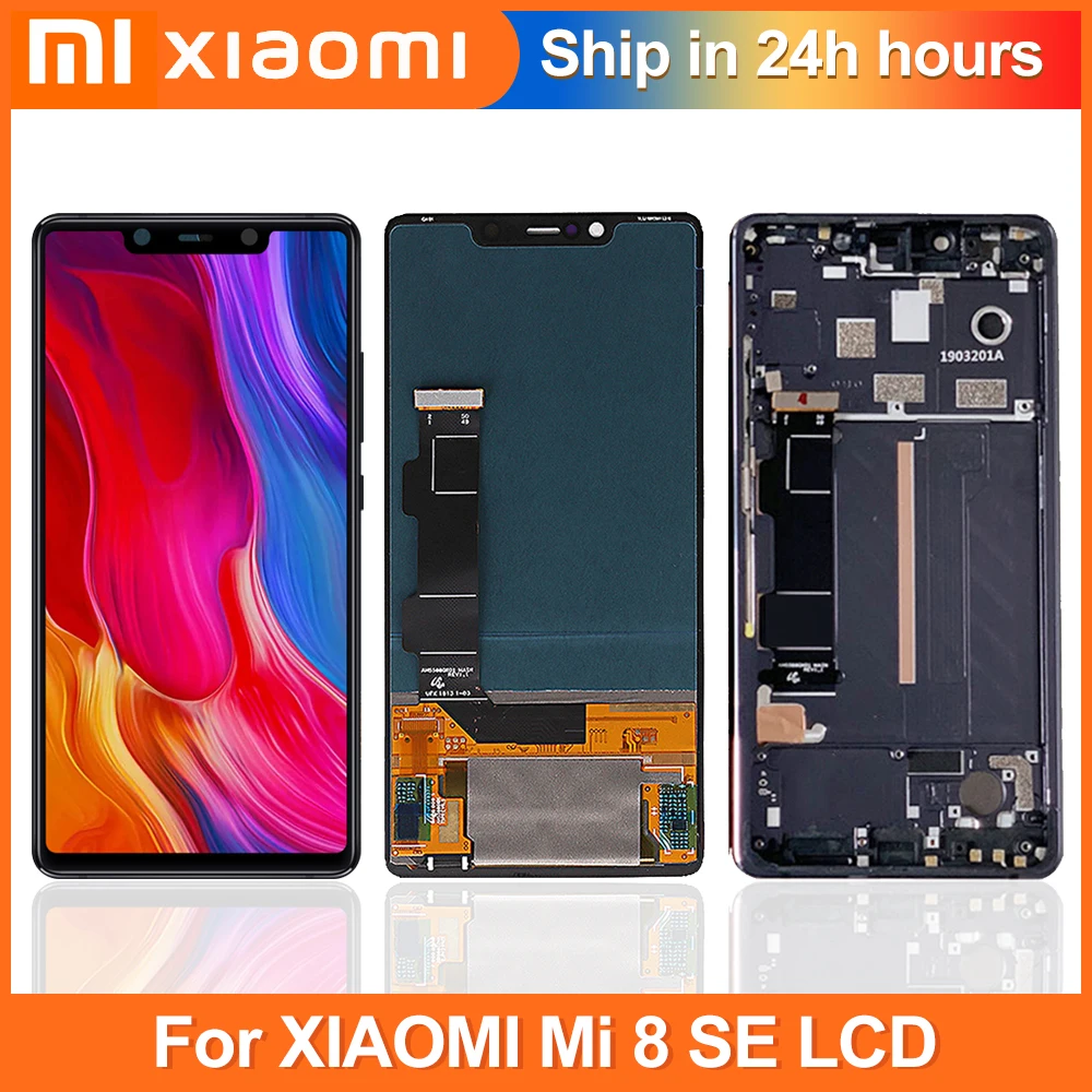

Дисплей Super AMOLED 5,88 дюйма для Xiaomi Mi8 SE, Mi 8 SE, MI8SE, ЖК-экран, сенсорный экран, дигитайзер, рамка для Mi 8SE, ЖК-дисплей