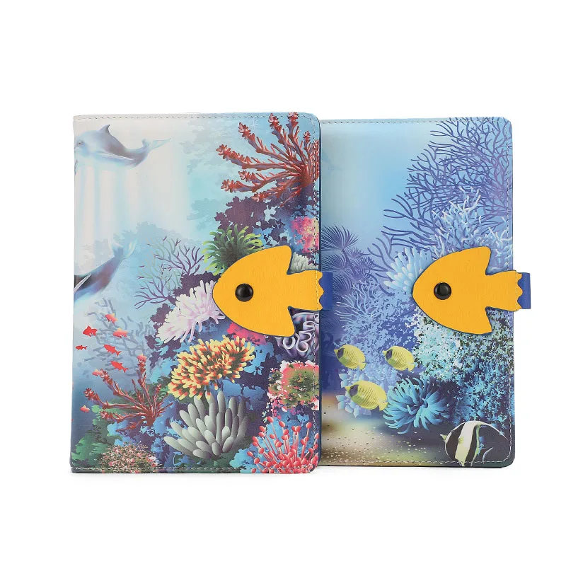 Подводный мир дневник с замком записная книжка B5 путешественник журнал