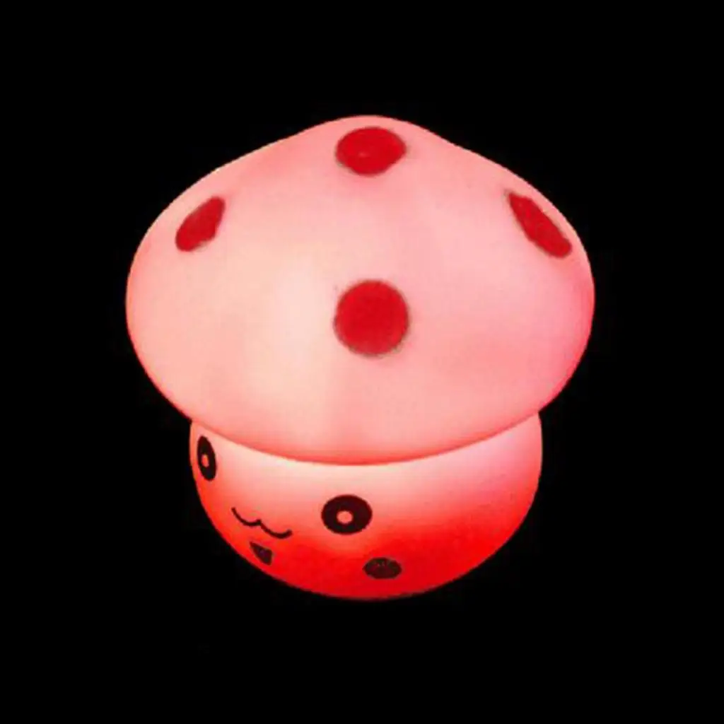 

LED Novelty Lamp 7-Color Changing Night Light Romantic Mushroom Light Cute Lamp Decor